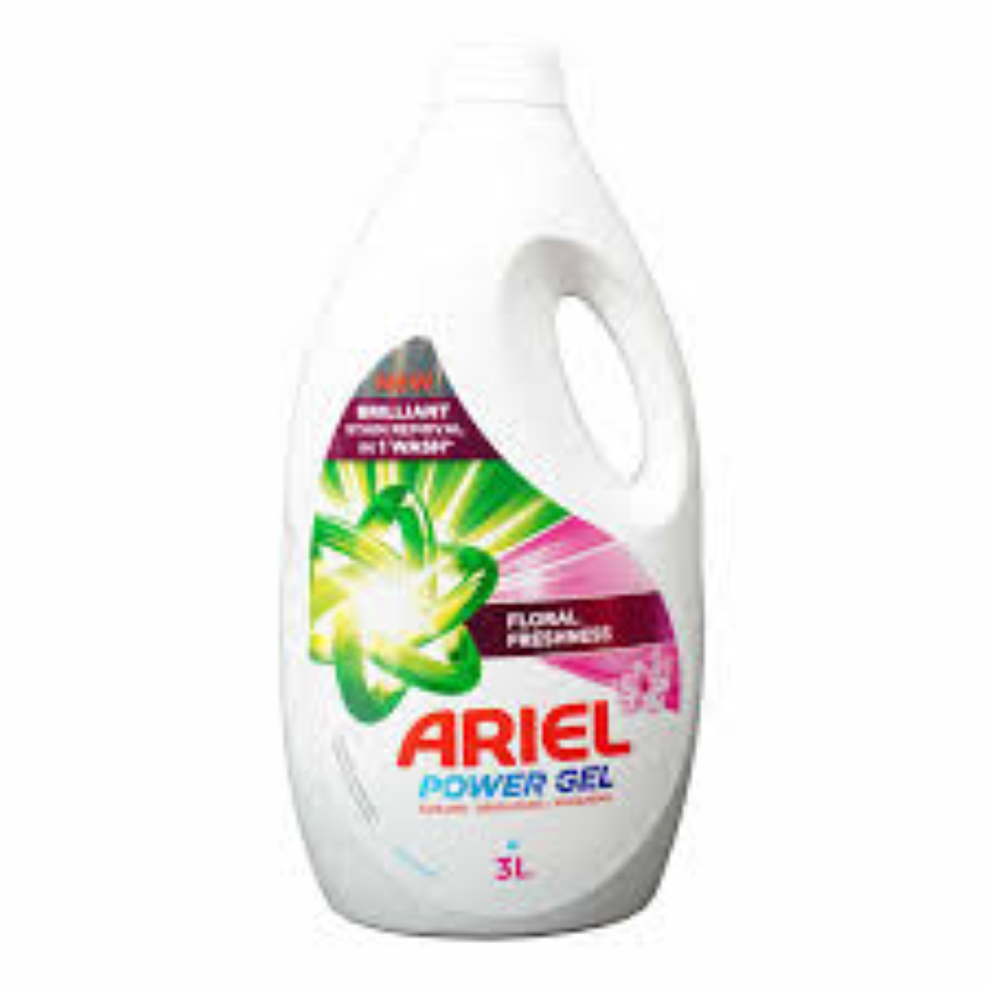 ARIEL POWER GEL FLORAL AUTO WASH 3LT